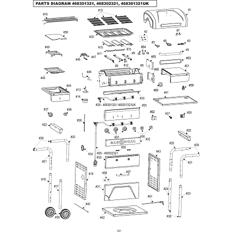 Char-Broil GAS2COAL 2.0 330 Hybrid Gasgrill - Billede 6