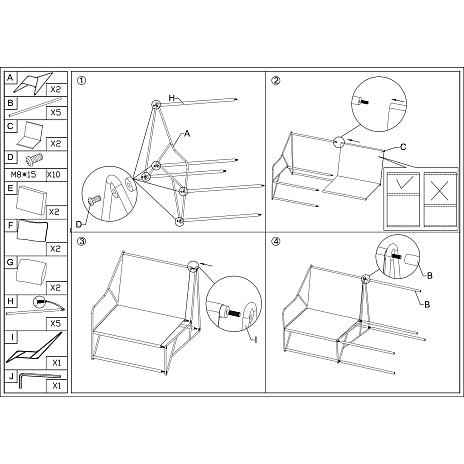 Andre Mærker Avola 2-personers Loungesofa - Mocca - Billede 5