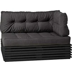 Andre Mærker Pavia Pallekasse - Sort Malet - EKSKL. Hynder