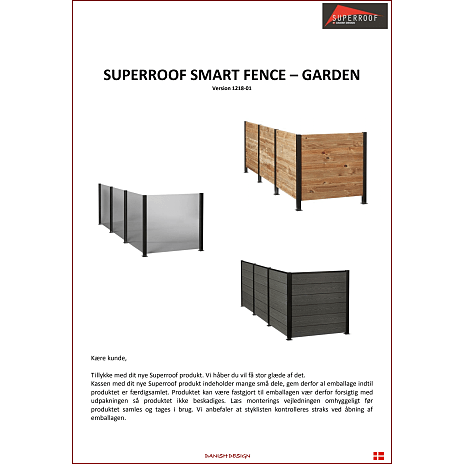 Andre Mærker Smart Fence 125 Glashegn - 1 Forlængerfag - Billede 3