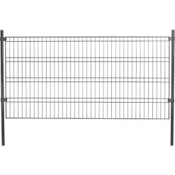 HORTUS Panelhegn 100 Cm, Hegnspakke 4 Fag - Grå