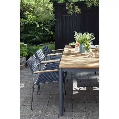 Andre Mærker Mood 208 X 100 Cm Havesæt Med 6 Mood Air - Antracit - Billede 3