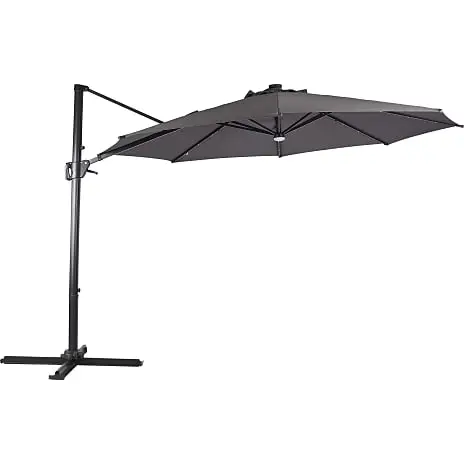 Andre Mærker Panama Hængeparasol Ø350 Cm, Uden Fod - Sort