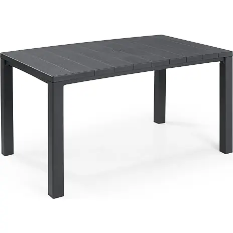 Andre Mærker Julie Havemøbelsæt Med 4 Elisa Stole - Mørkegrå - Billede 4